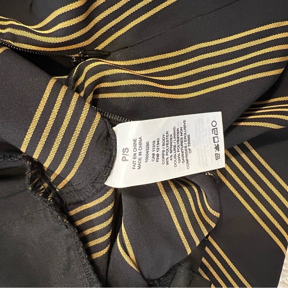 Dynamite High Neck Low Back Stripped Jumpsuit - Picture 10 of 10